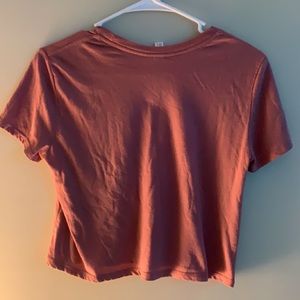 Pink Gymnastics crop top ( Bella-  Bella + Canvas) Pink with some Grey